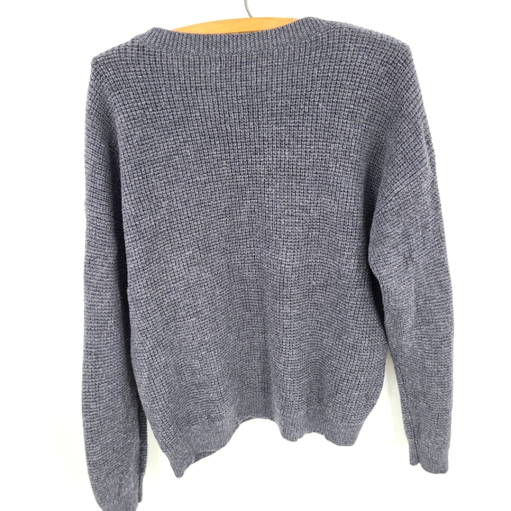 Wilfred Free Pure Merino Wool Textured Crewneck Sweater - Picture 3 of 10